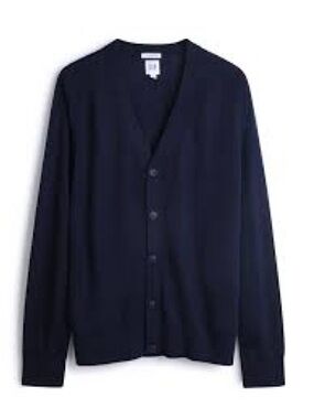 GAP Navy Button-Front Cardigan